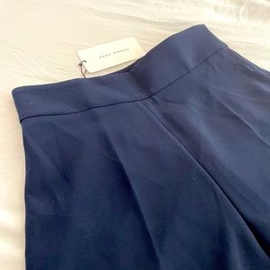 Zara High-Waisted Wide Leg Cropped Pants